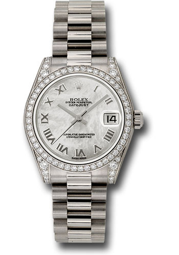 datejust 31 white gold