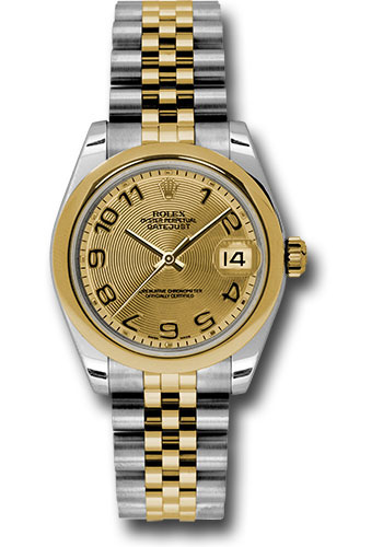 Rolex Watches - Datejust 31 Steel and Yellow Gold - Domed Bezel - Jubilee - Style No: 178243 chcaj