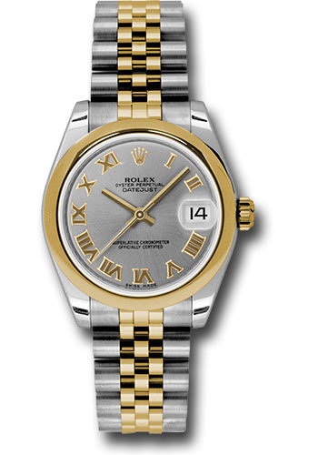 Rolex Watches - Datejust 31 Steel and Yellow Gold - Domed Bezel - Jubilee - Style No: 178243 grj