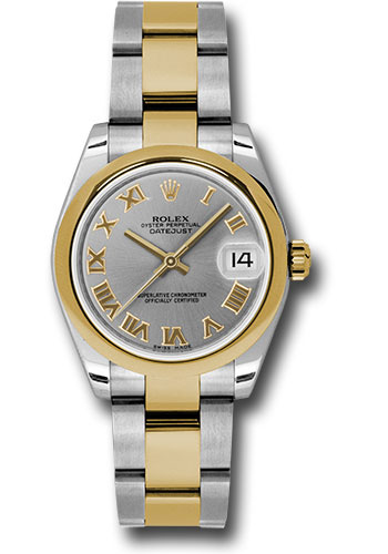 Rolex Watches - Datejust 31 Steel and Yellow Gold - Domed Bezel - Oyster - Style No: 178243 gro