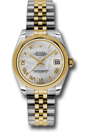 Rolex Watches - Datejust 31 Steel and Yellow Gold - Domed Bezel - Jubilee - Style No: 178243 mrj