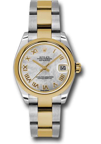 Rolex Watches - Datejust 31 Steel and Yellow Gold - Domed Bezel - Oyster - Style No: 178243 mro