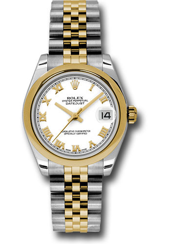 Rolex Watches - Datejust 31 Steel and Yellow Gold - Domed Bezel - Jubilee - Style No: 178243 wrj