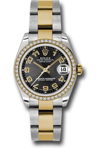 Rolex Watches - Datejust 31 Steel and Yellow Gold - 46 Dia Bezel - Oyster - Style No: 178383 bkcao