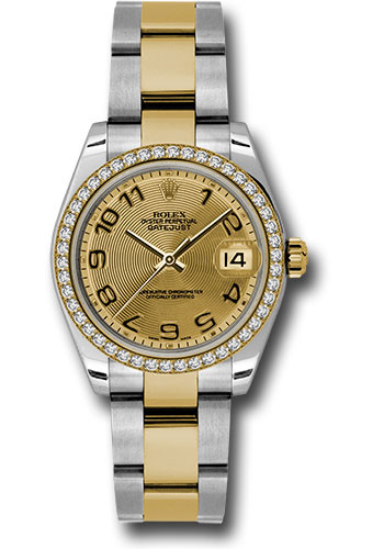 Rolex Watches - Datejust 31 Steel and Yellow Gold - 46 Dia Bezel - Oyster - Style No: 178383 chcao