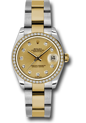 Rolex Watches - Datejust 31 Steel and Yellow Gold - 46 Dia Bezel - Oyster - Style No: 178383 chdo