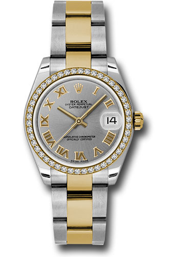 Rolex Watches - Datejust 31 Steel and Yellow Gold - 46 Dia Bezel - Oyster - Style No: 178383 gro