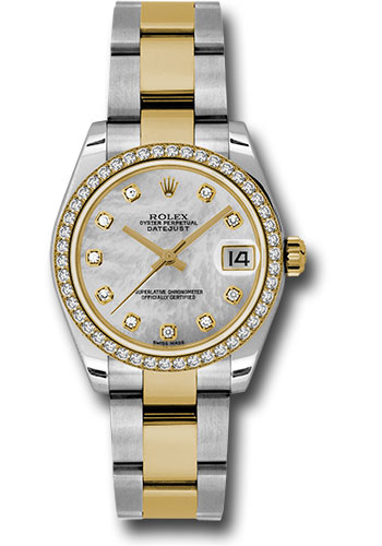 Rolex Watches - Datejust 31 Steel and Yellow Gold - 46 Dia Bezel - Oyster - Style No: 178383 mdo