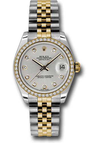 Rolex Datejust 31 Steel and Yellow Gold - 46 Dia Bezel - Jubilee