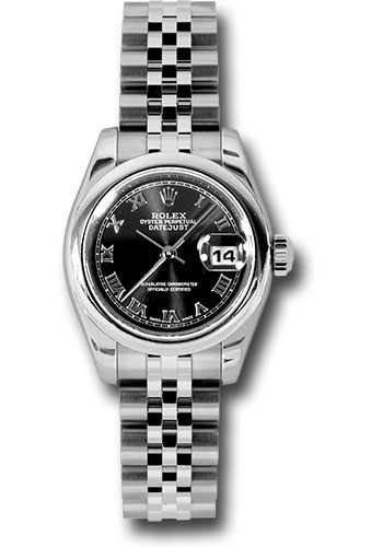 Rolex Watches - Datejust Lady - Steel Domed Bezel - Jubilee Bracelet - Style No: 179160 bkrj