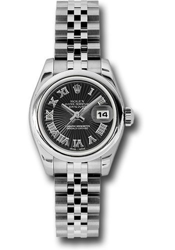 Rolex Watches - Datejust Lady - Steel Domed Bezel - Jubilee Bracelet - Style No: 179160 bksbrj