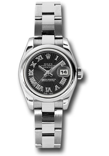 Rolex Watches - Datejust Lady - Steel Domed Bezel - Oyster Bracelet - Style No: 179160 bksbro