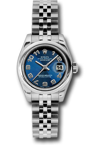 Rolex Watches - Datejust Lady - Steel Domed Bezel - Jubilee Bracelet - Style No: 179160 blcaj