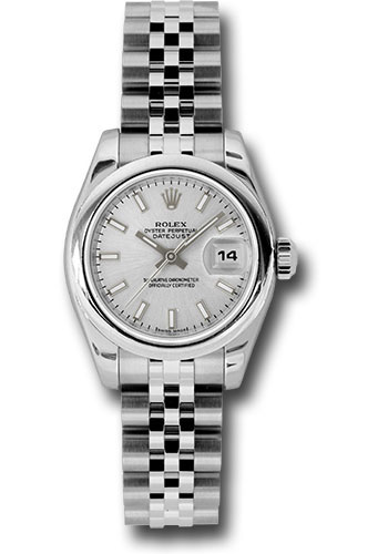 Rolex Watches - Datejust Lady - Steel Domed Bezel - Jubilee Bracelet - Style No: 179160 ssj