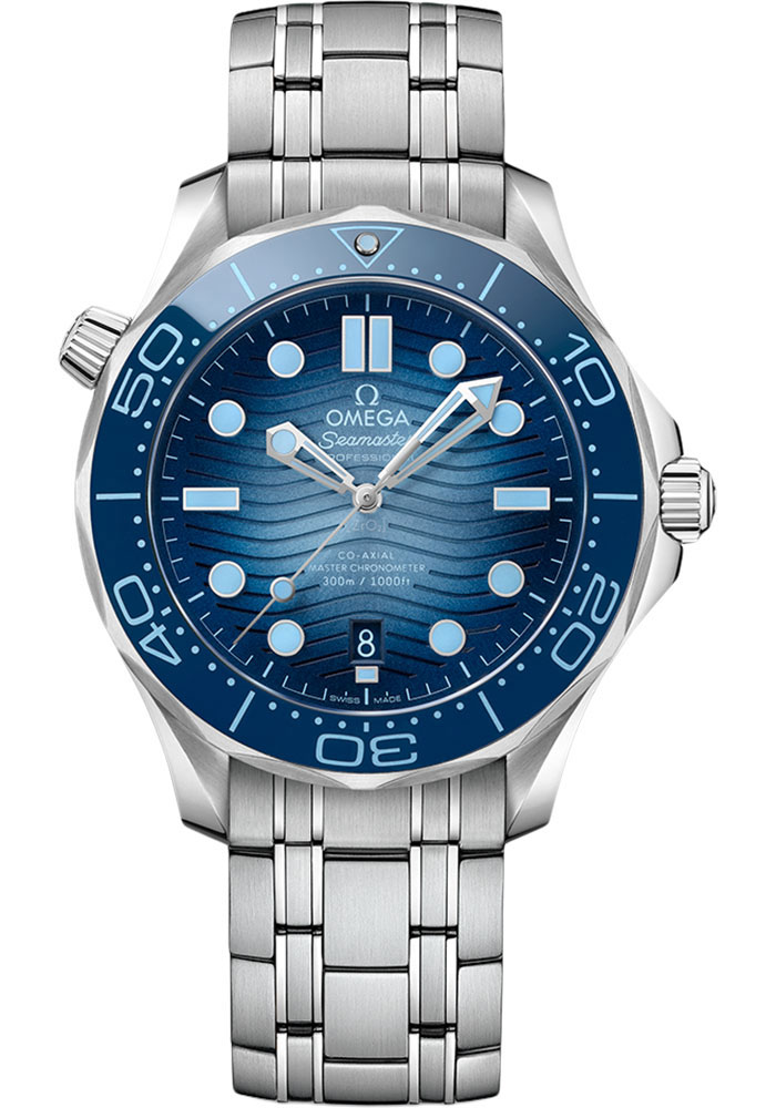 Omega Watches - Seamaster Diver 300M Co-Axial Master 42 mm - Stainless Steel - Style No: 210.30.42.20.03.003