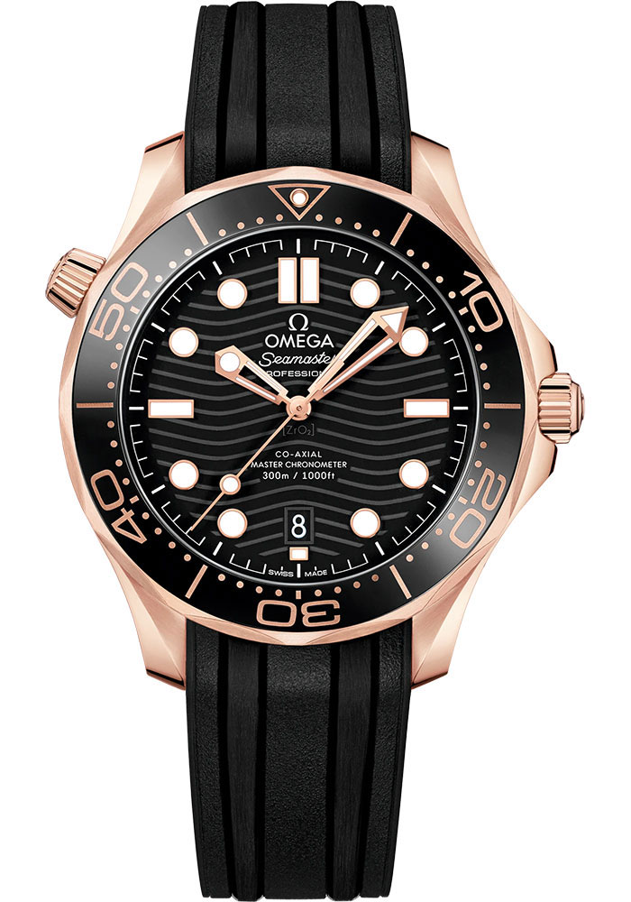 Omega Watches - Seamaster Diver 300M Co-Axial Master 42 mm - Sedna Gold - Style No: 210.62.42.20.01.002