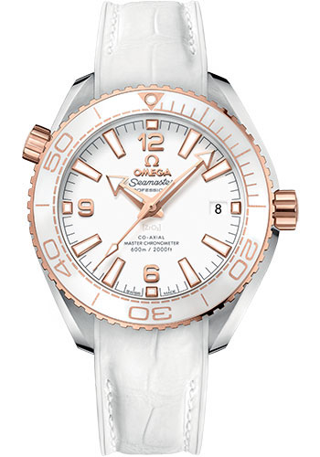 Omega Watches - Seamaster Planet Ocean 600M Co-Axial Master 39.5 mm - Sedna Gold on Steel - Style No: 215.23.40.20.04.001