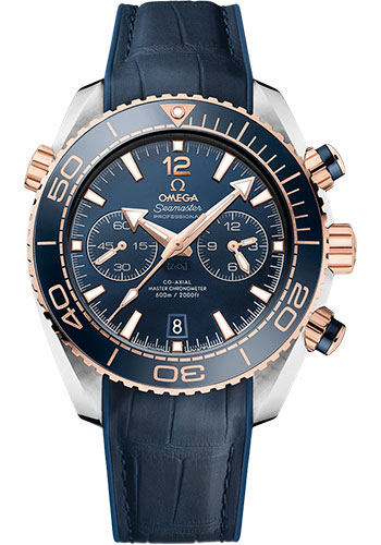 Omega Watches - Seamaster Planet Ocean 600M Co-Axial Master Chronograph 45.5 mm - Sedna Gold on Steel - Style No: 215.23.46.51.03.001