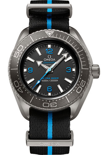 Omega Watches - Seamaster Planet Ocean 6000M Co-Axial Master 45.5 mm - Titanium - Style No: 215.92.46.21.01.001