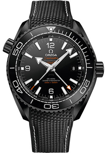 Omega Watches - Seamaster Planet Ocean 600M Co-Axial GMT 45.5 mm - Black Ceramic - Style No: 215.92.46.22.01.001