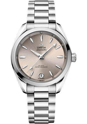 Omega Watches - Seamaster Aqua Terra 150M Co-Axial Master 34 mm - Stainless Steel - Style No: 220.10.34.20.09.001