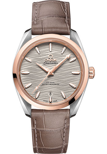 Omega Watches - Seamaster Aqua Terra 150M Co-Axial Master 38 mm - Steel And Sedna Gold - Style No: 220.23.38.20.06.001