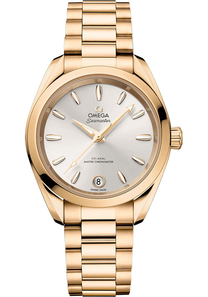 Omega Watches - Seamaster Aqua Terra 150M Master Co-Axial 34 mm - Moonshine Gold - Style No: 220.50.34.20.02.001