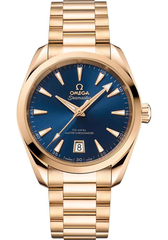 Omega Watches - Seamaster Aqua Terra 150M Master Co-Axial 38 mm - Moonshine Gold - Style No: 220.50.38.20.03.001