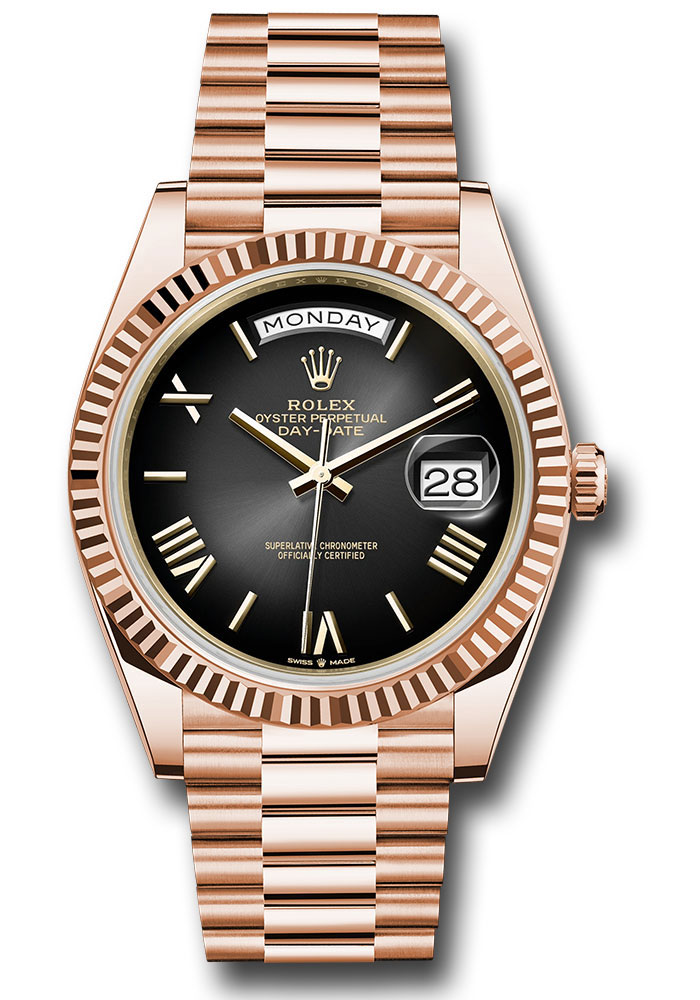 Rolex Watches - Day-Date 40 Everose Gold - Style No: 228235 slobdrp