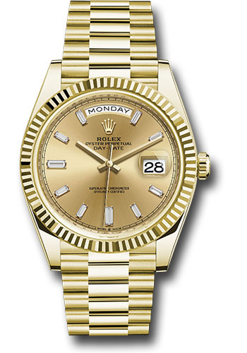 Rolex Day-Date 40 Yellow Gold Watches From SwissLuxury
