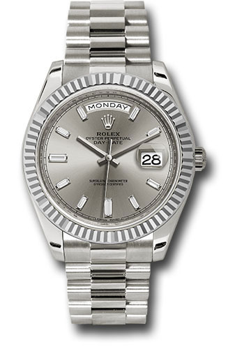 Rolex Day Date 40 White Gold Watches From SwissLuxury