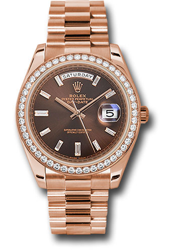 rolex rose gold diamond watch