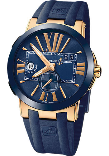 Ulysse Nardin Executive Dual Time Watch 246 00 3 43