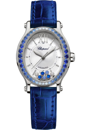 Chopard Watches - Happy Sport Oval - White Gold - Style No: 275362-1003