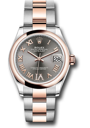 Rolex Watches - Datejust 31 Steel and Everose Gold - Domed Bezel - Oyster - Style No: 278241 dkrhdr6o