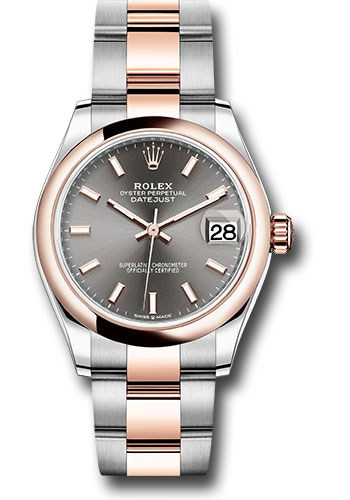 Rolex Watches - Datejust 31 Steel and Everose Gold - Domed Bezel - Oyster - Style No: 278241 dkrhio