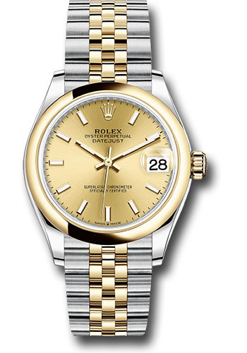 Rolex Watches - Datejust 31 Steel and Yellow Gold - Domed Bezel - Jubilee - Style No: 278243 chij