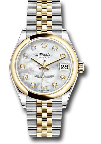 Rolex Watches - Datejust 31 Steel and Yellow Gold - Domed Bezel - Jubilee - Style No: 278243 mdj