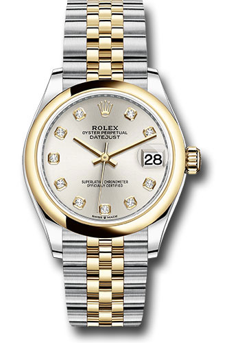 Rolex Datejust 31 Steel and Yellow Gold - Domed Bezel - Jubilee