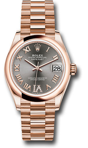 Rolex Watches - Datejust 31 Everose Gold - Domed Bezel - President - Style No: 278245 dkrhdr6p