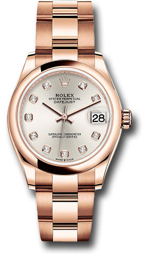 Rolex Watches - Datejust 31 Everose Gold - Domed Bezel - Oyster - Style No: 278245 sdo