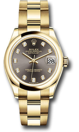 Rolex Watches - Datejust 31 Yellow Gold - Domed Bezel - Oyster - Style No: 278248 dkgdo