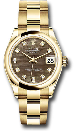 Rolex Watches - Datejust 31 Yellow Gold - Domed Bezel - Oyster - Style No: 278248 dkmdo