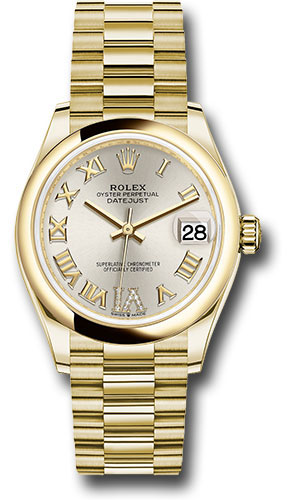 Rolex Watches - Datejust 31 Yellow Gold - Domed Bezel - President - Style No: 278248 sdr6p