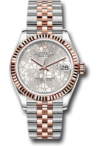 Rolex Watches - Datejust 31 Steel and Everose Gold - Fluted Bezel - Jubilee - Style No: 278271 sflomdj