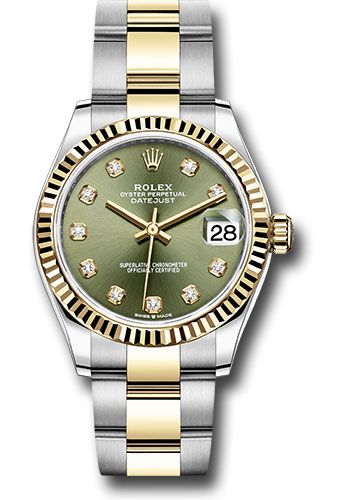 Rolex Watches - Datejust 31 Steel and Yellow Gold - Fluted Bezel - Oyster - Style No: 278273 ogdo