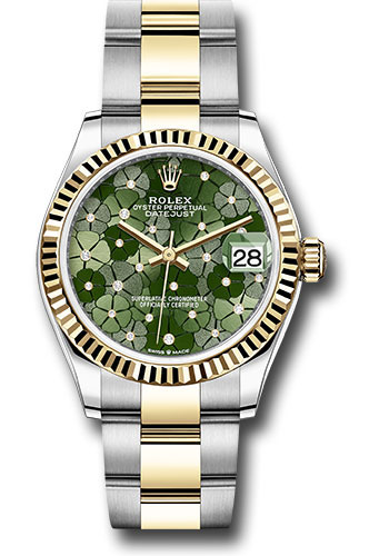 Rolex Watches - Datejust 31 Steel and Yellow Gold - Fluted Bezel - Oyster - Style No: 278273 ogflomdo