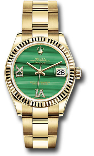 Rolex Watches - Datejust 31 Yellow Gold - Fluted Bezel - Oyster - Style No: 278278 madr69o