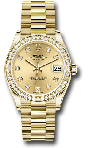Rolex Datejust 31 Yellow Gold - 46 Dia Bezel - President Watches
