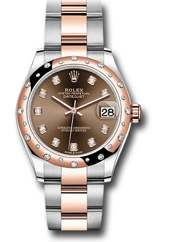 Rolex Watches - Datejust 31 Steel and Everose Gold - 24 Dia Bezel - Oyster - Style No: 278341RBR chodo